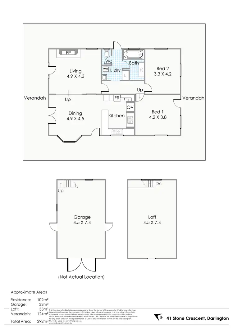 Floorplan of Homely house listing, 41 Stone Crescent, Darlington WA 6070