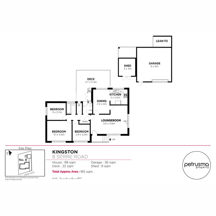 Floorplan of Homely house listing, 8 Serre Road, Kingston TAS 7050