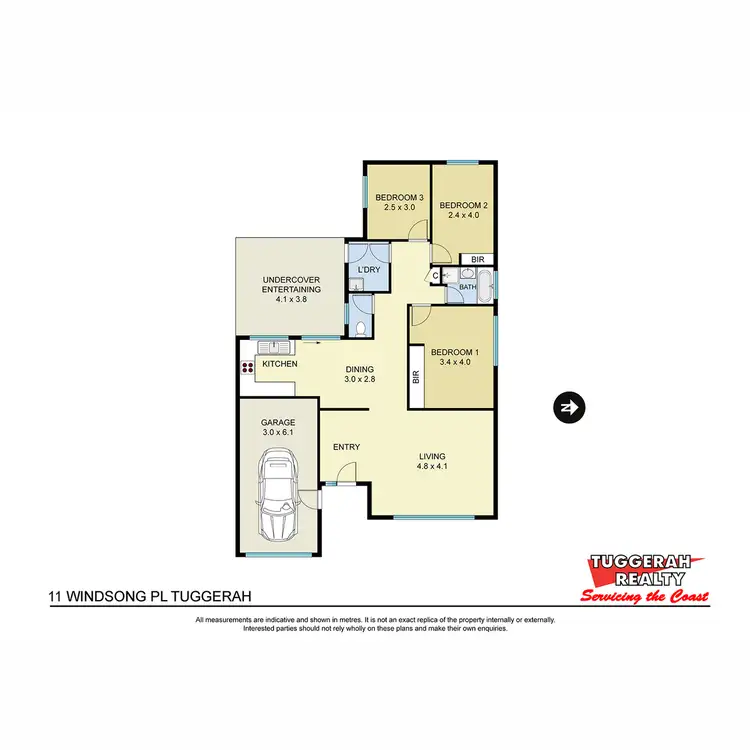 Floorplan of Homely house listing, 11 Windsong Place, Tuggerah NSW 2259