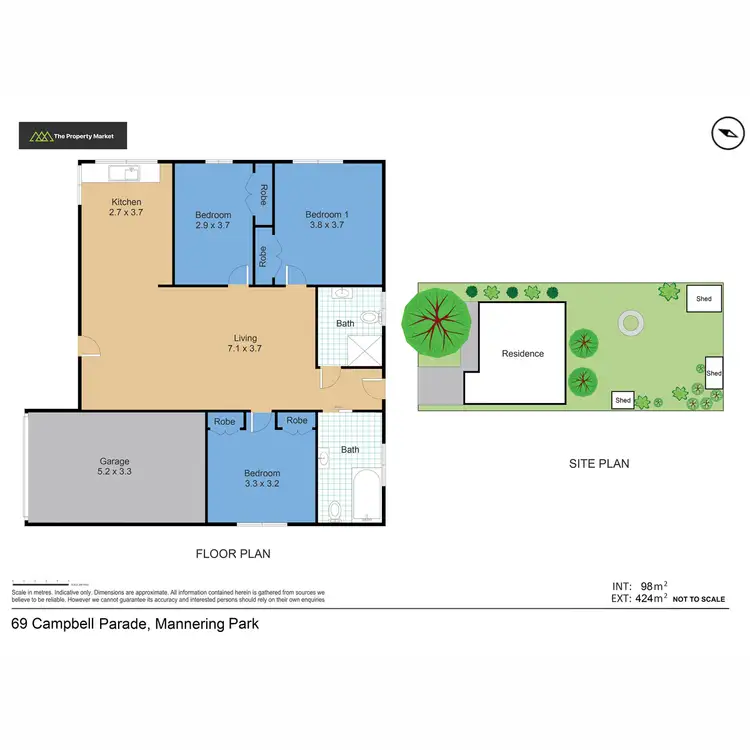 Floorplan of Homely house listing, 69 Campbell Parade, Mannering Park NSW 2259
