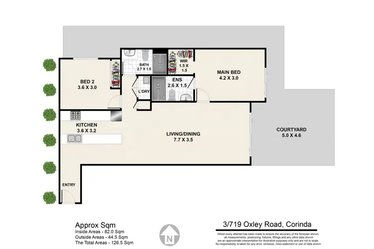 Floorplan of Homely unit listing, 3/719 Oxley Road, Corinda QLD 4075