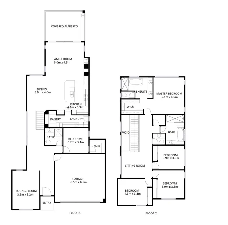 Floorplan of Homely house listing, 23 Gratwick View, Wodonga VIC 3690