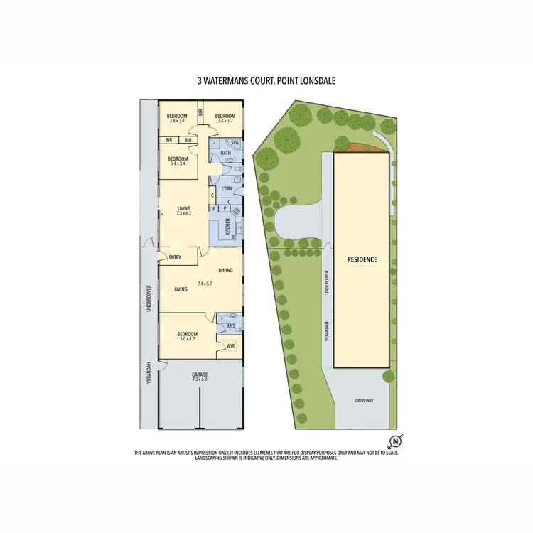 Floorplan of Homely house listing, 3 Watermans Court, Point Lonsdale VIC 3225