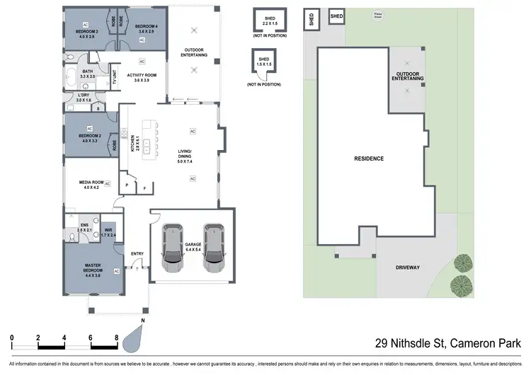 Floorplan of Homely house listing, 29 Nithsdle Street, Cameron Park NSW 2285
