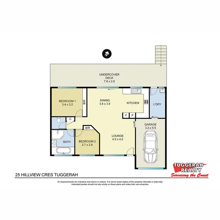 Floorplan of Homely villa listing, 25/1 Hillview, Tuggerah NSW 2259
