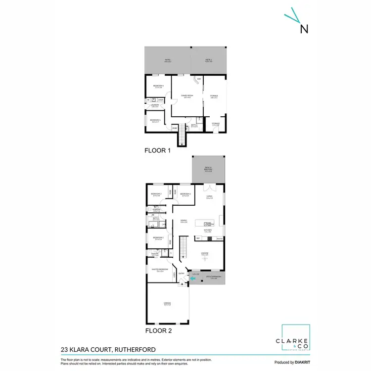 Floorplan of Homely house listing, 23 Klara Court, Rutherford NSW 2320