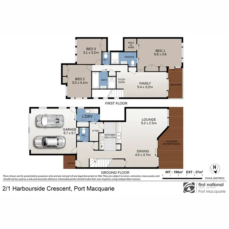 Floorplan of Homely house listing, 2/1 Harbourside Crescent, Port Macquarie NSW 2444