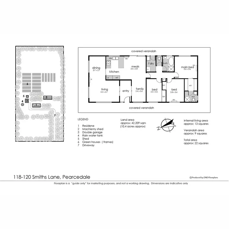 Floorplan of Homely rural property listing, 118-120 Smiths Lane, Pearcedale VIC 3912