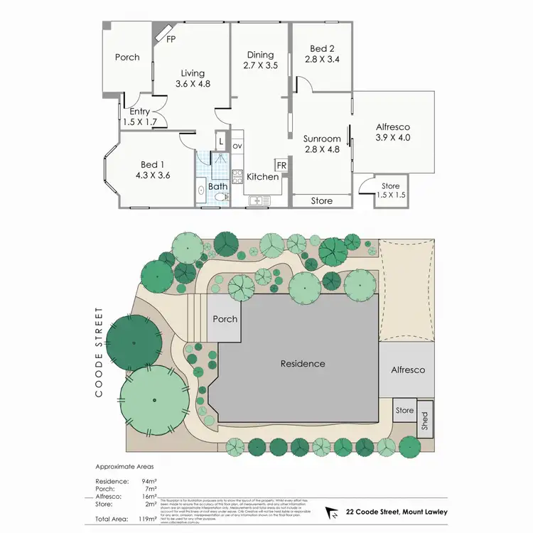 Floorplan of Homely house listing, 22 Coode Street, Mount Lawley WA 6050