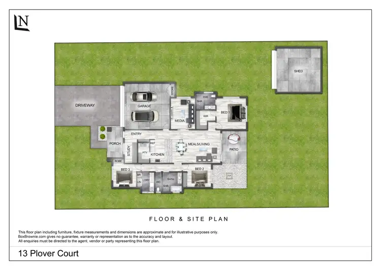 Floorplan of Homely house listing, 13 Plover Court, Bargara QLD 4670