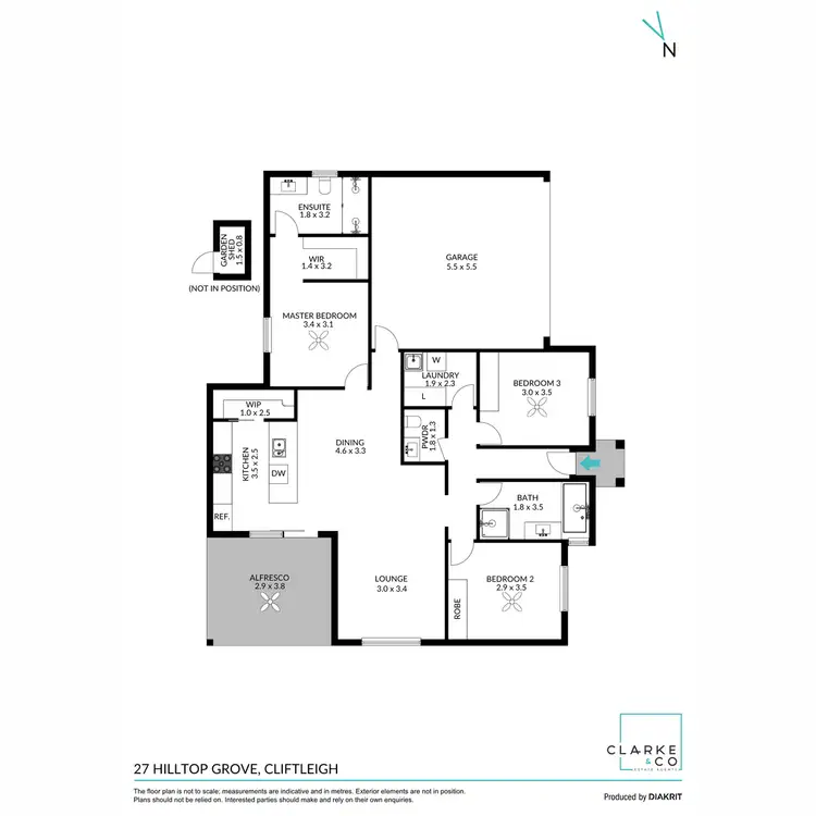 Floorplan of Homely house listing, 27 Hilltop Grove, Cliftleigh NSW 2321