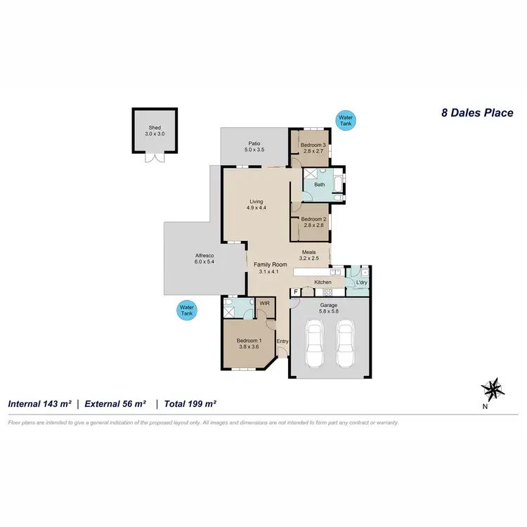 Floorplan of Homely house listing, 8 Dales Place, Taigum QLD 4018