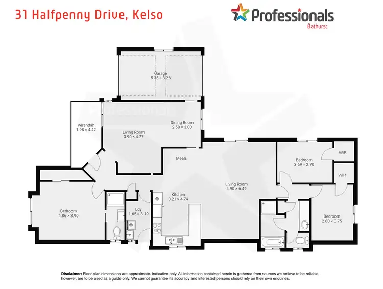 Floorplan of Homely house listing, 31 Halfpenny Drive, Kelso NSW 2795