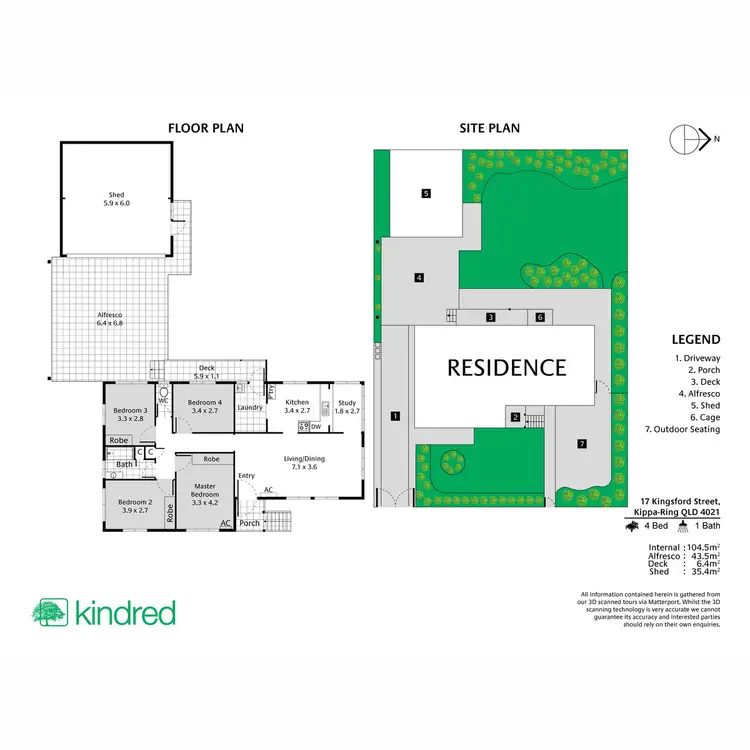 Floorplan of Homely house listing, 17 Kingsford Street, Kippa-Ring QLD 4021