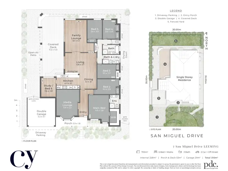 Floorplan of Homely house listing, 7 San Miguel Drive, Leeming WA 6149