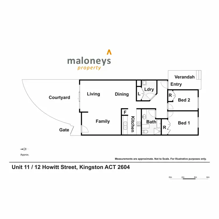 Floorplan of Homely apartment listing, 11/12 Howitt Street, Kingston ACT 2604