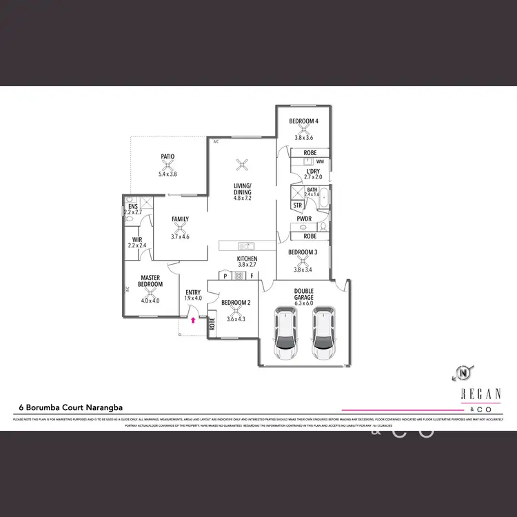 Floorplan of Homely house listing, 6 Borumba Court, Narangba QLD 4504