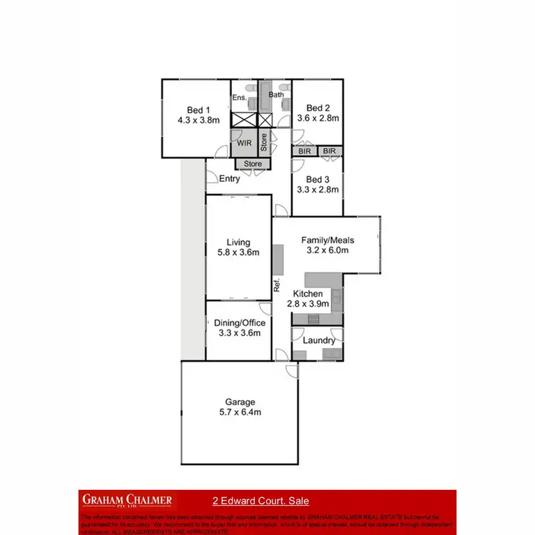 Floorplan of Homely house listing, 8 Antares Avenue, Sale VIC 3850