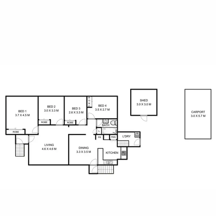 Floorplan of Homely house listing, 21 Elizabeth Street, South Toowoomba QLD 4350