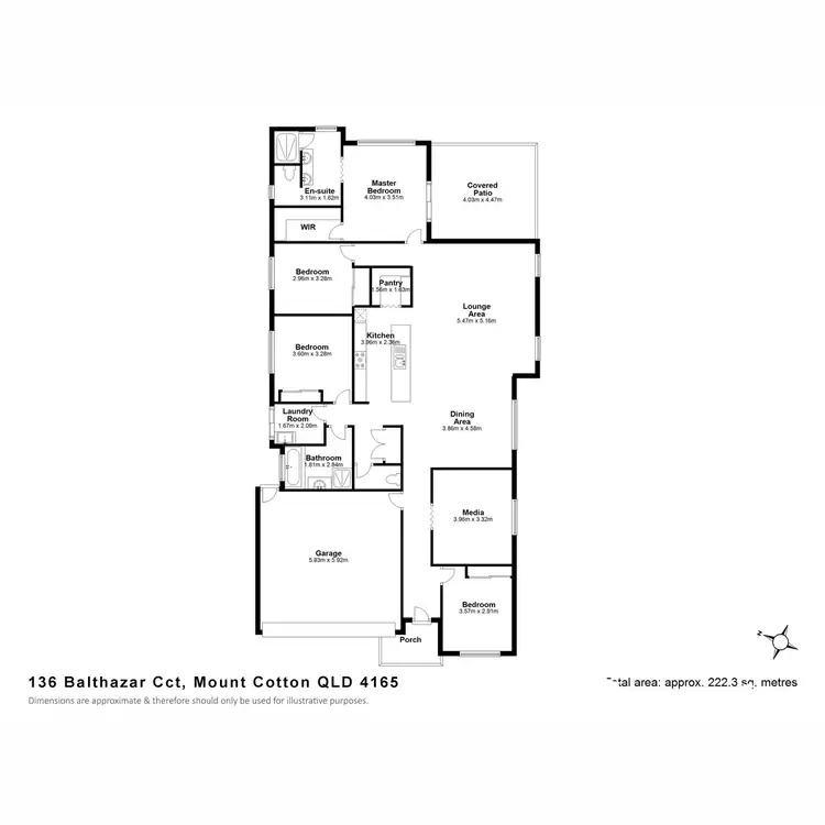 Floorplan of Homely house listing, 136 Balthazar Circuit, Mount Cotton QLD 4165