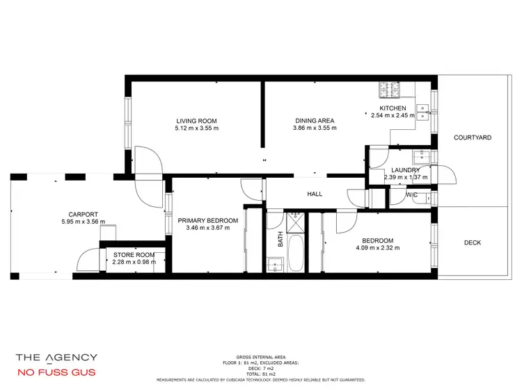 Floorplan of Homely house listing, 7/72 Tyler Street, Joondanna WA 6060