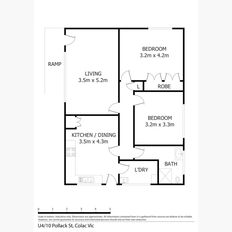 Floorplan of Homely unit listing, 4/10 Pollack Street, Colac VIC 3250