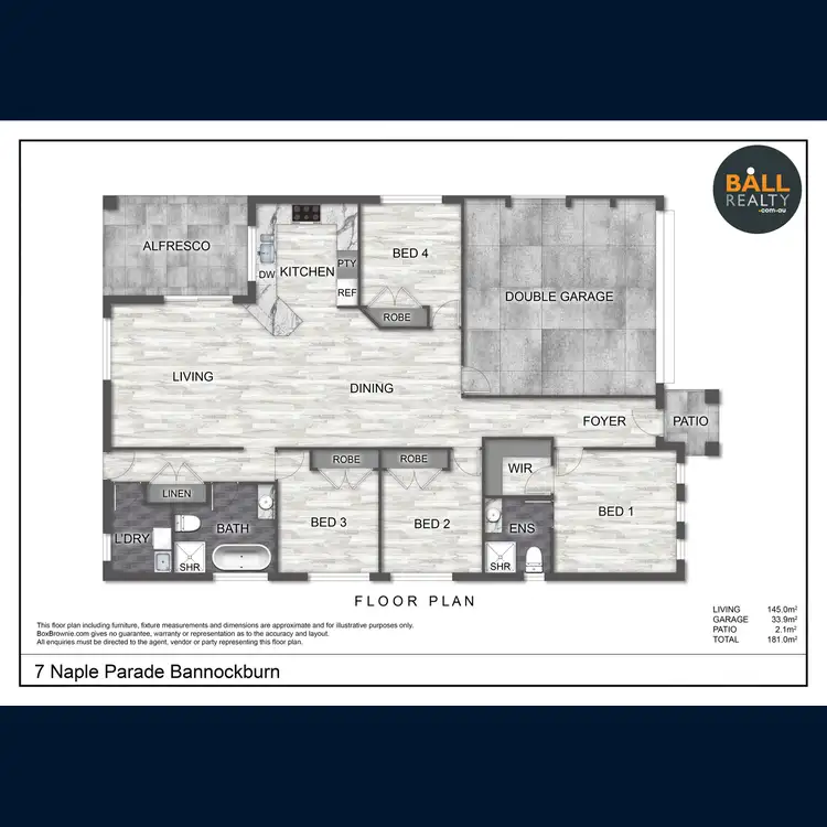 Floorplan of Homely house listing, 7 Naple Parade, Bannockburn QLD 4207