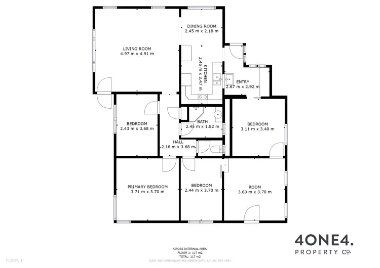 Floorplan of Homely house listing, 79 Corranga Drive, Chigwell TAS 7011