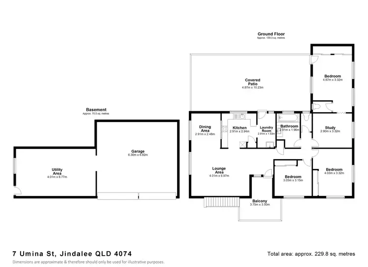 Floorplan of Homely house listing, 7 Umina Street, Jindalee QLD 4074