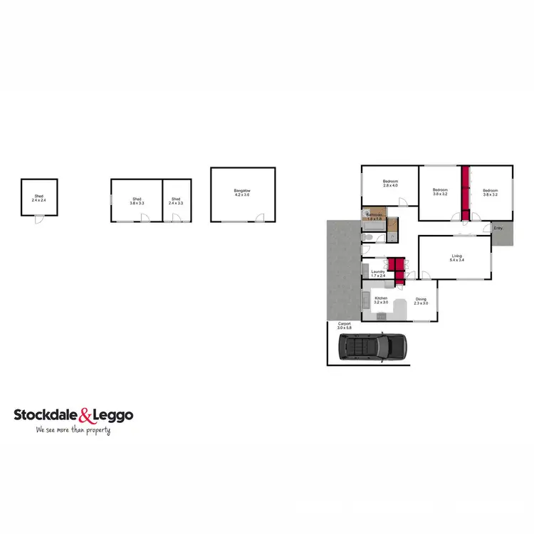 Floorplan of Homely house listing, 114 Vincent Road, Morwell VIC 3840