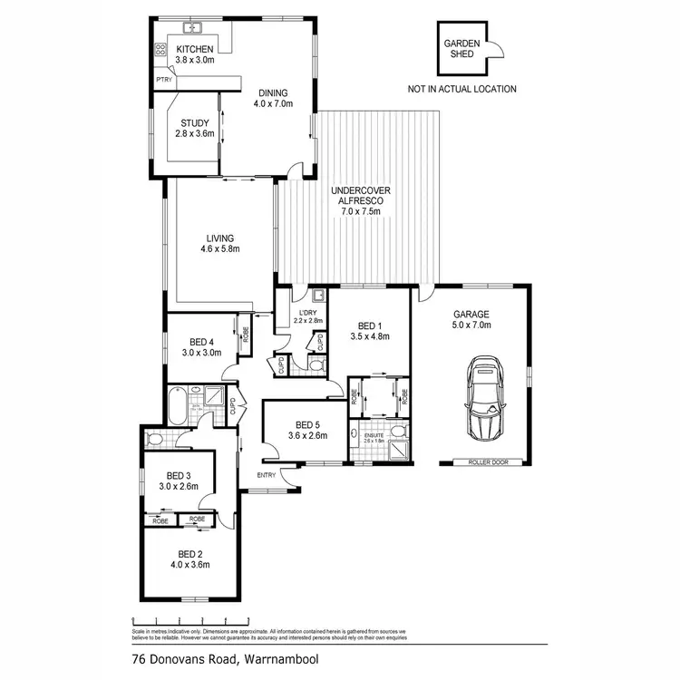 Floorplan of Homely house listing, 76 Donovans Road, Warrnambool VIC 3280