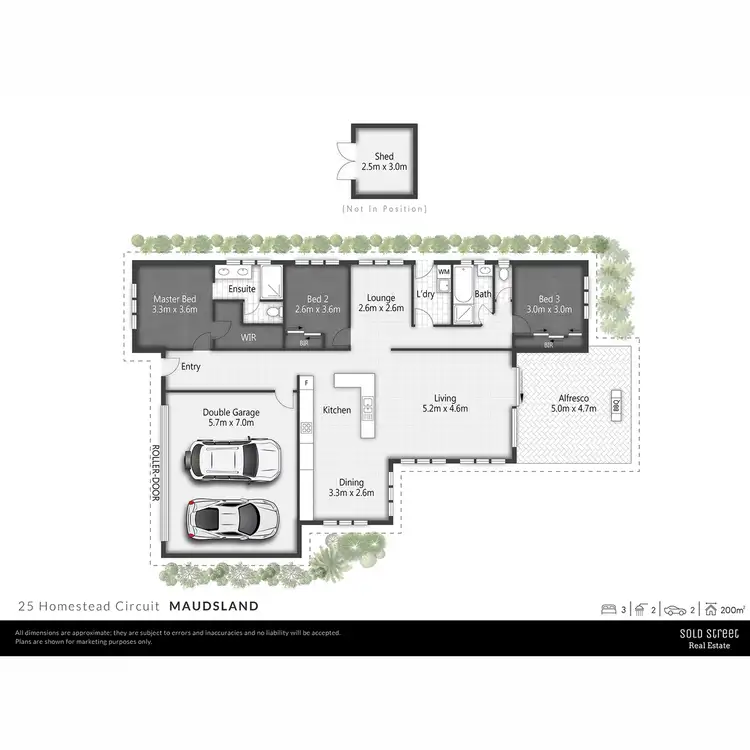 Floorplan of Homely house listing, 25 Homestead Circuit, Maudsland QLD 4210