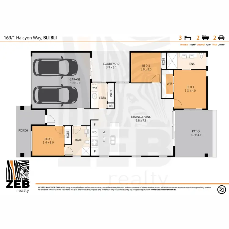 Floorplan of Homely house listing, 169/1 Halcyon Way, Bli Bli QLD 4560