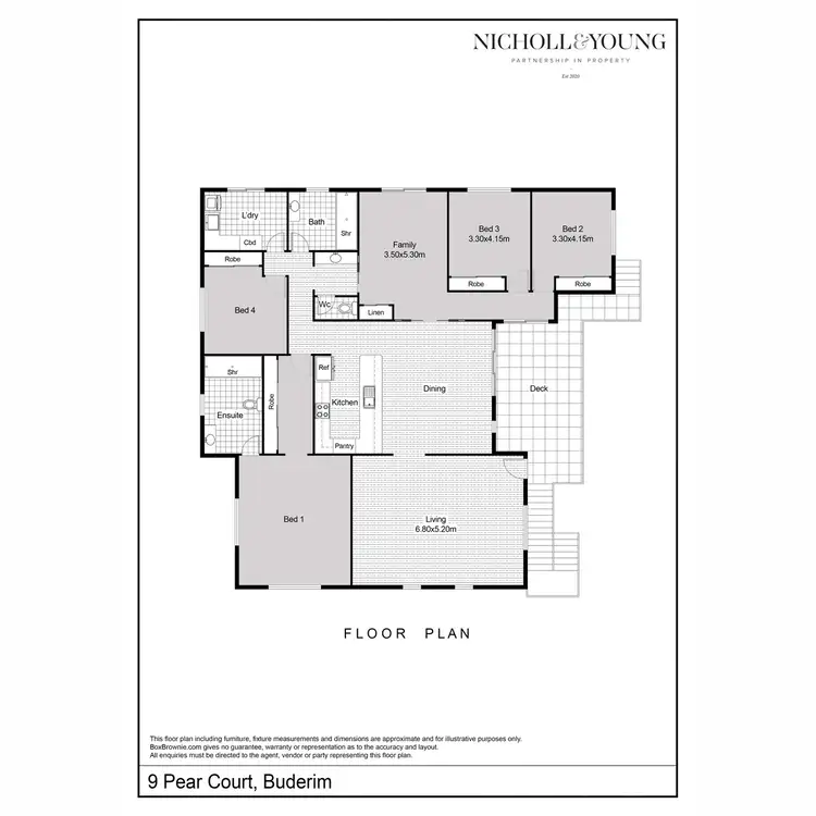 Floorplan of Homely house listing, 9 Pear Court, Buderim QLD 4556