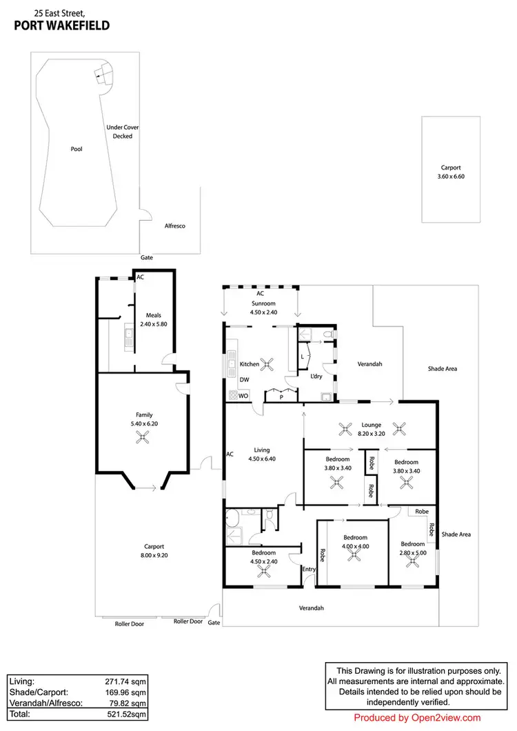 Floorplan of Homely house listing, 25 East Street, Port Wakefield SA 5550