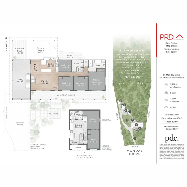 Floorplan of Homely rural property listing, 95 Monday Drive, Tallebudgera Valley QLD 4228