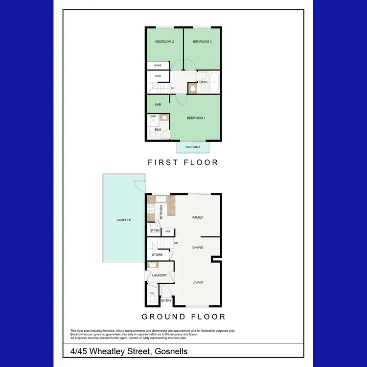 Floorplan of Homely house listing, 4/45 Wheatley Street, Gosnells WA 6110