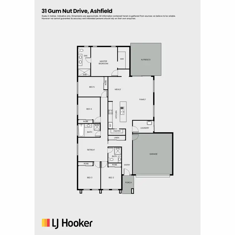 Floorplan of Homely house listing, 31 Gum Nut Drive, Ashfield QLD 4670