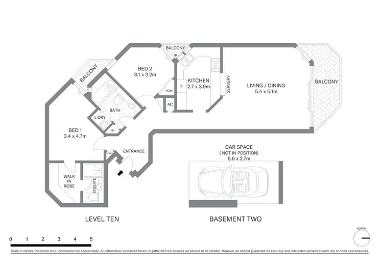 Floorplan of Homely apartment listing, 1002/187 Liverpool Street, Sydney NSW 2000