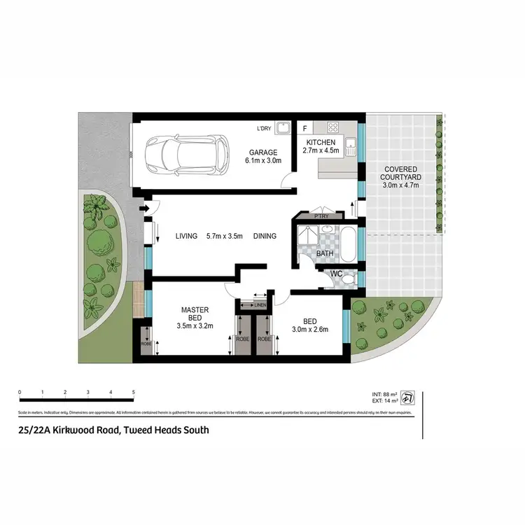 Floorplan of Homely villa listing, 25/22a Kirkwood Road, Tweed Heads South NSW 2486