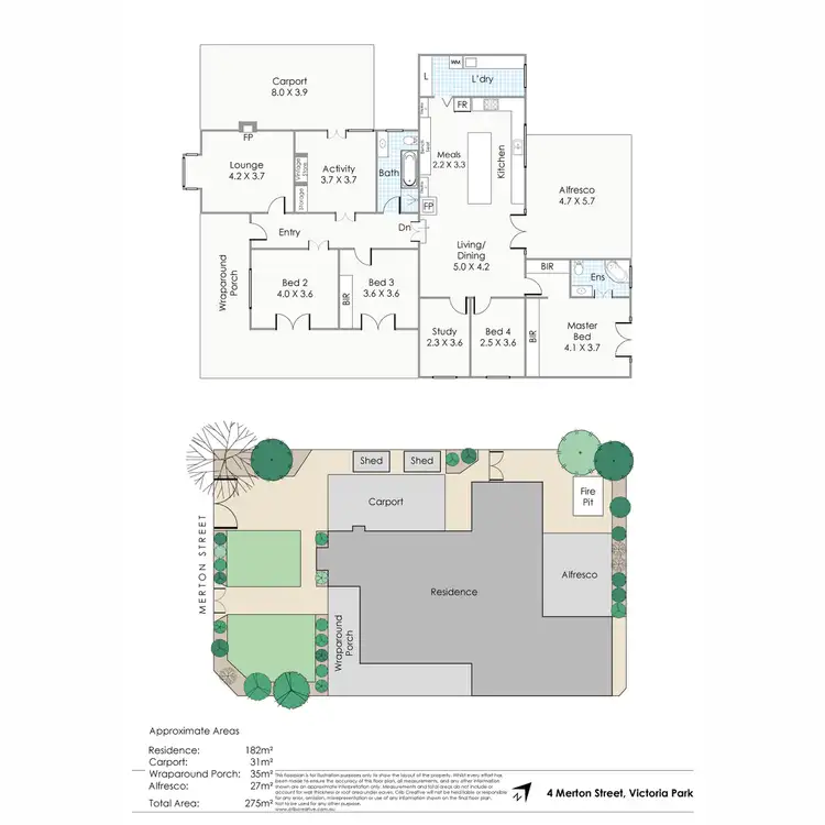 Floorplan of Homely house listing, 4 Merton Street, Victoria Park WA 6100