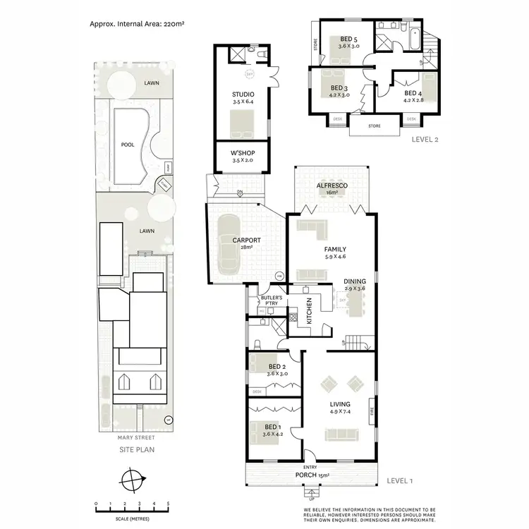 Floorplan of Homely house listing, 62 Mary Street, Hunters Hill NSW 2110