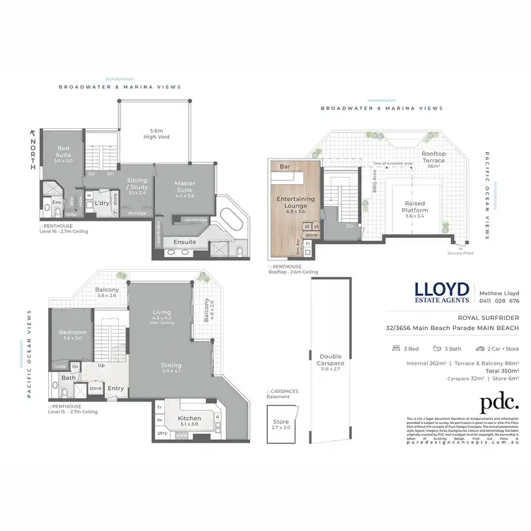 Floorplan of Homely apartment listing, 32/3656 Main Beach Parade, Main Beach QLD 4217