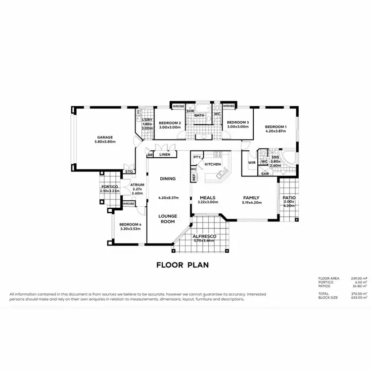 Floorplan of Homely house listing, 42 Wattlebird Drive, Twin Waters QLD 4564