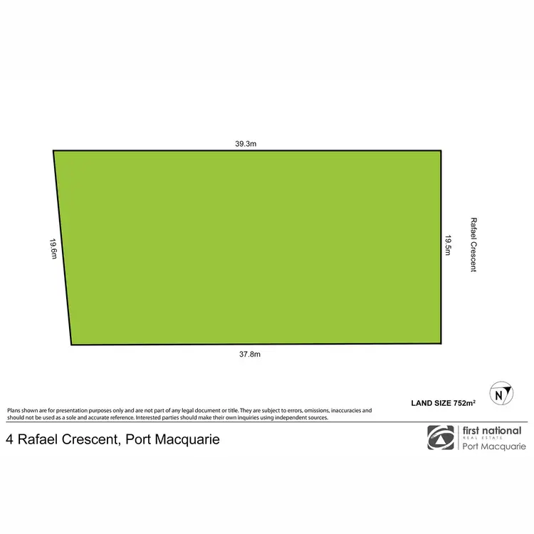 Floorplan of Homely land listing, 4 Rafael Crescent, Port Macquarie NSW 2444