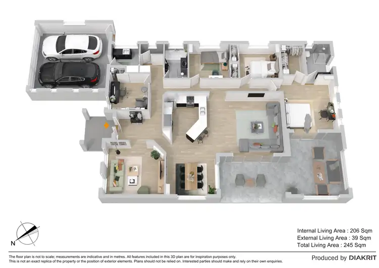 Floorplan of Homely house listing, 6 Poppel Court, Narangba QLD 4504