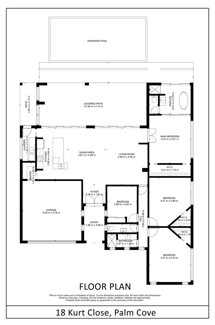 Floorplan of Homely house listing, 18 Kurt Close, Palm Cove QLD 4879