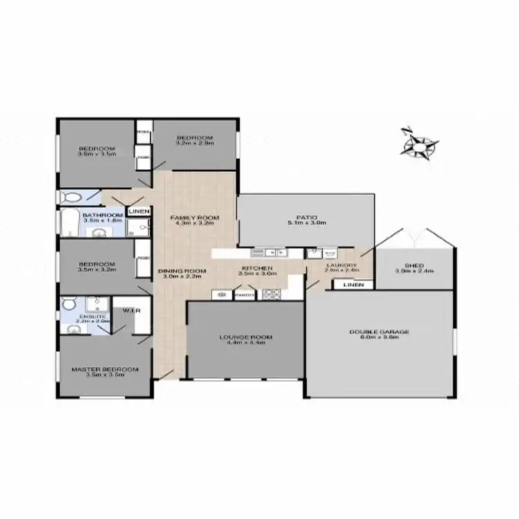 Floorplan of Homely house listing, 5 Vivian Hancock Drive, North Booval QLD 4304