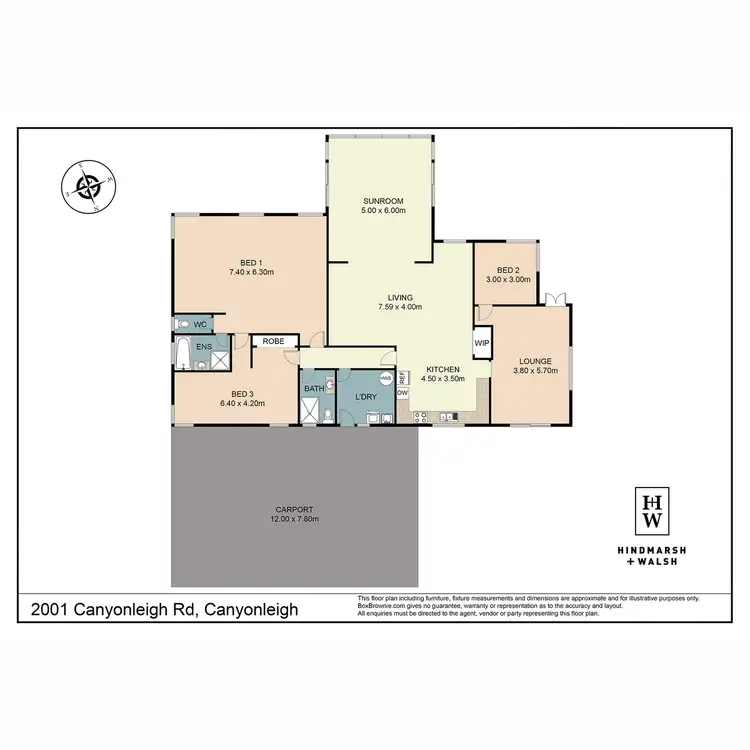 Floorplan of Homely rural property listing, 2100 Canyonleigh Road, Canyonleigh NSW 2577