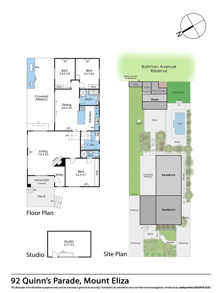 Floorplan of Homely house listing, 92 Quinns Parade, Mount Eliza VIC 3930